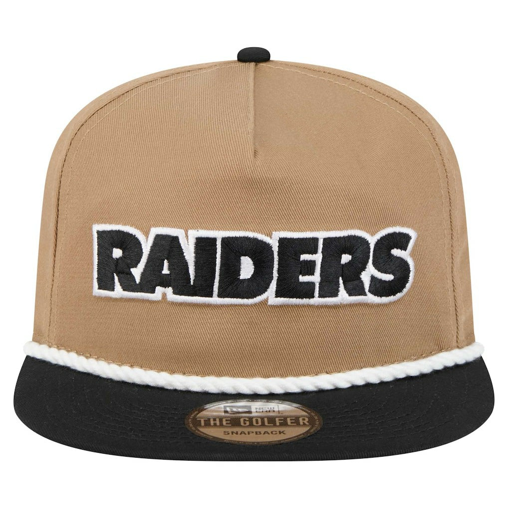 Desert Golfer Snapback Hat - Las Vegas Raiders