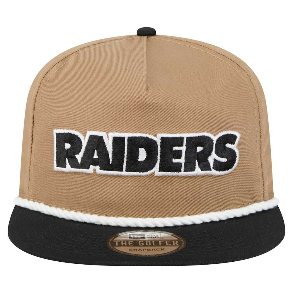 Desert Golfer Snapback Hat - Las Vegas Raiders