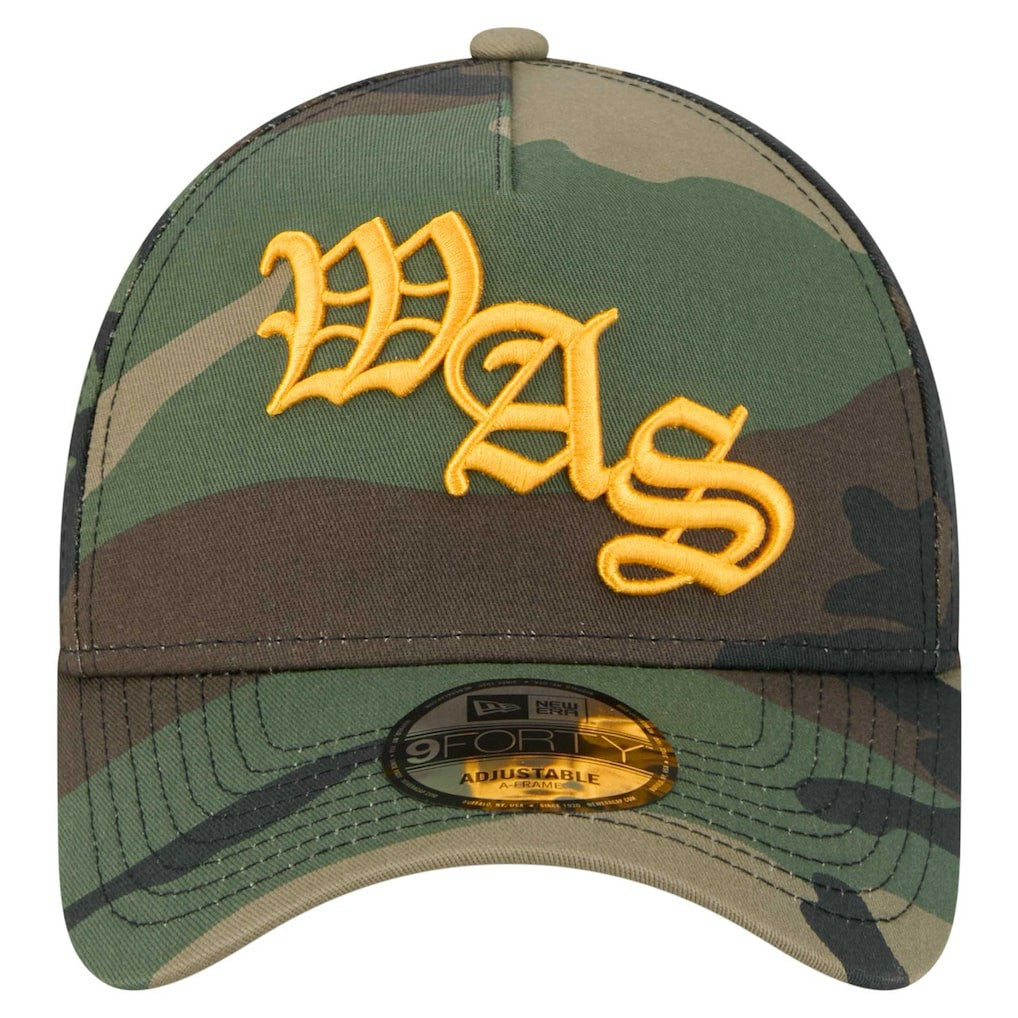 Mystic Camo A-Frame 9FORTY Adjustable Hat - Washington Commanders