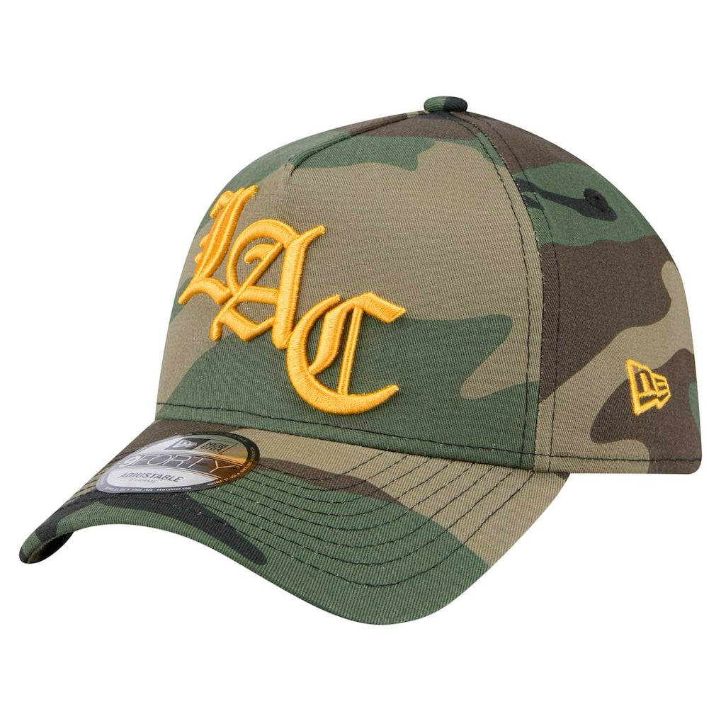 Mystic Camo A-Frame 9FORTY Adjustable Hat - Los Angeles Chargers