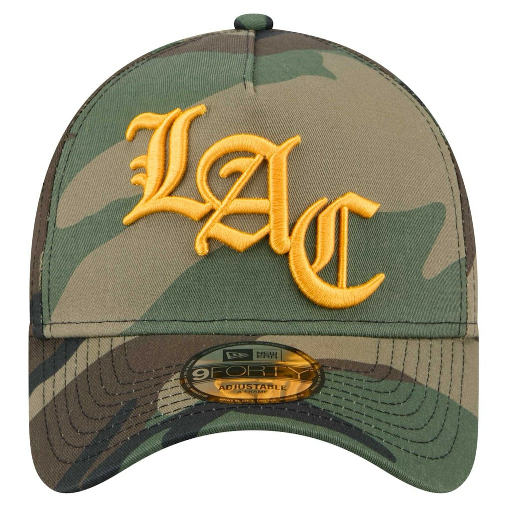 Mystic Camo A-Frame 9FORTY Adjustable Hat - Los Angeles Chargers