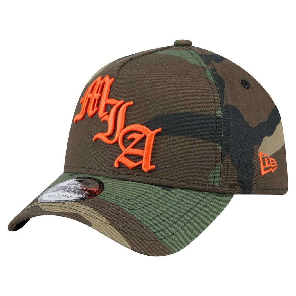 Mystic Camo A-Frame 9FORTY Adjustable Hat - Miami Dolphins