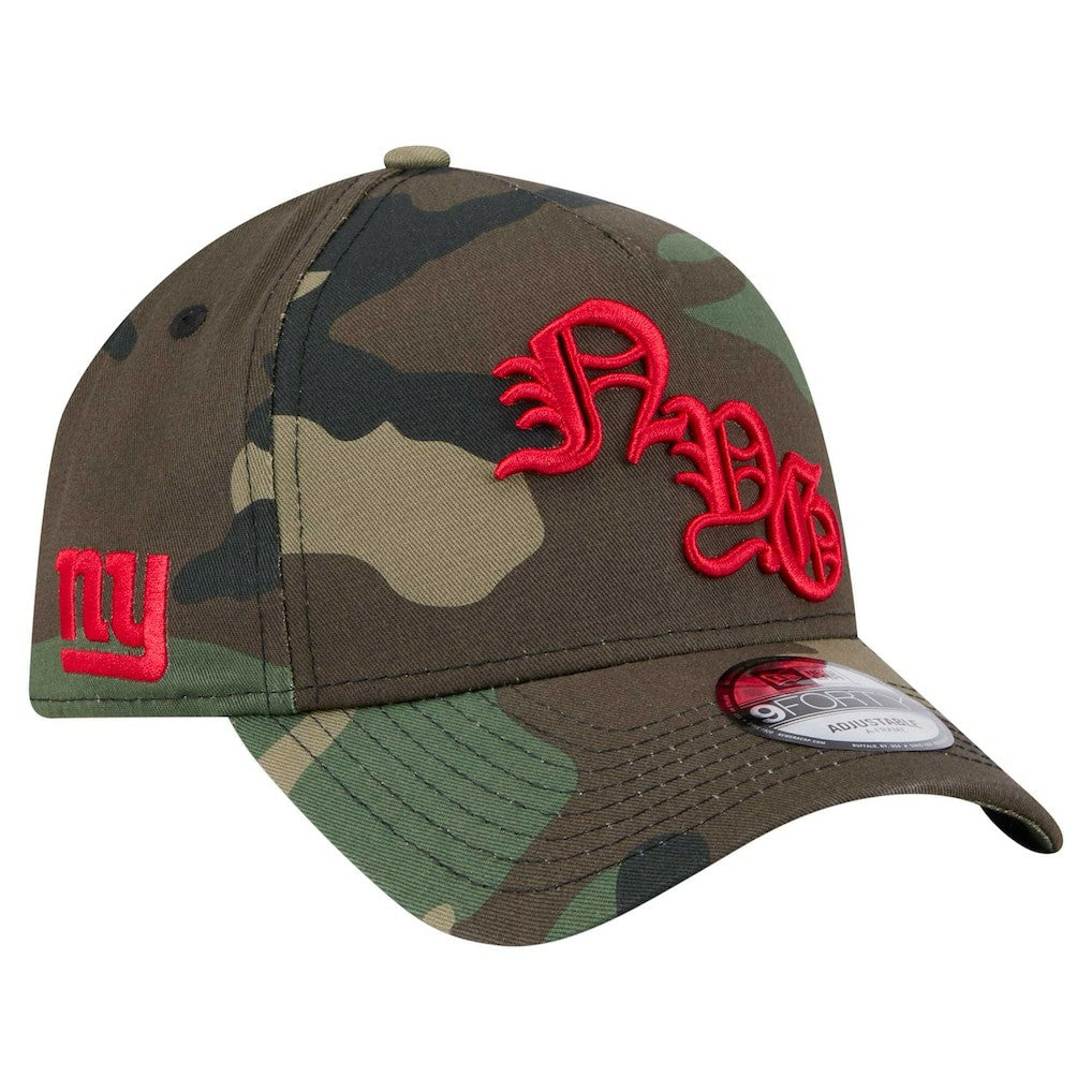 Mystic Camo A-Frame 9FORTY Adjustable Hat - New York Giants