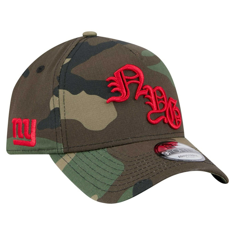 Mystic Camo A-Frame 9FORTY Adjustable Hat - New York Giants