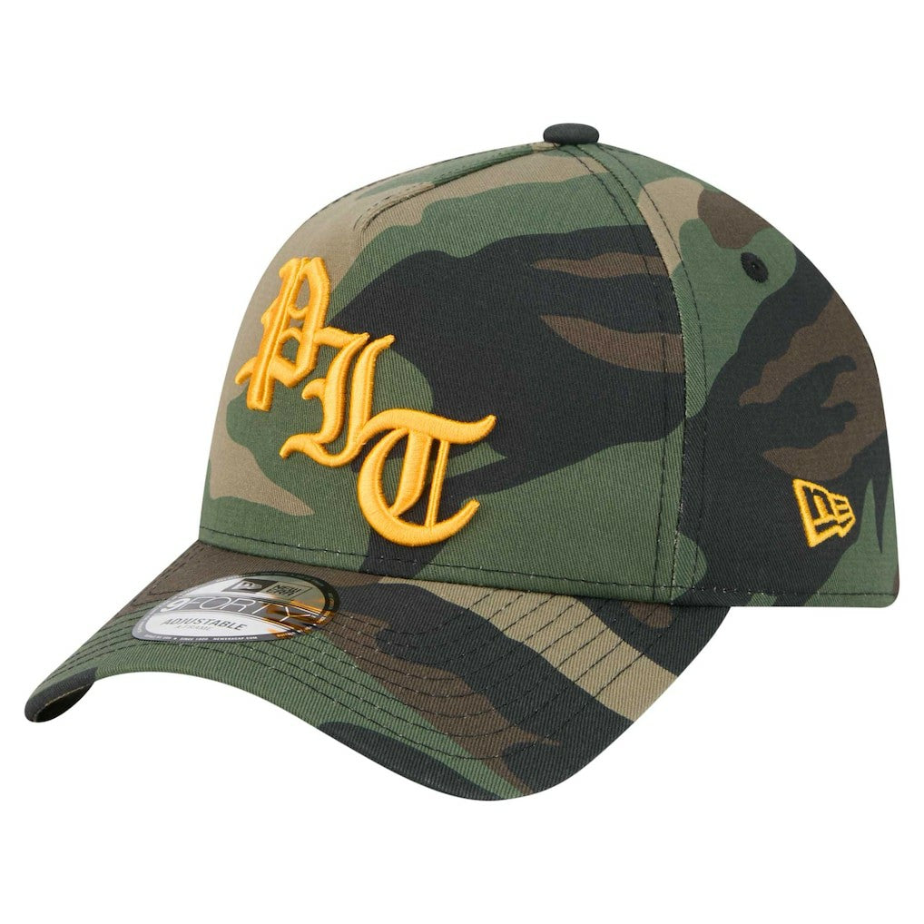 Mystic Camo A-Frame 9FORTY Adjustable Hat - Pittsburgh Steelers