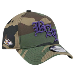 Mystic Camo A-Frame 9FORTY Adjustable Hat - Baltimore Ravens