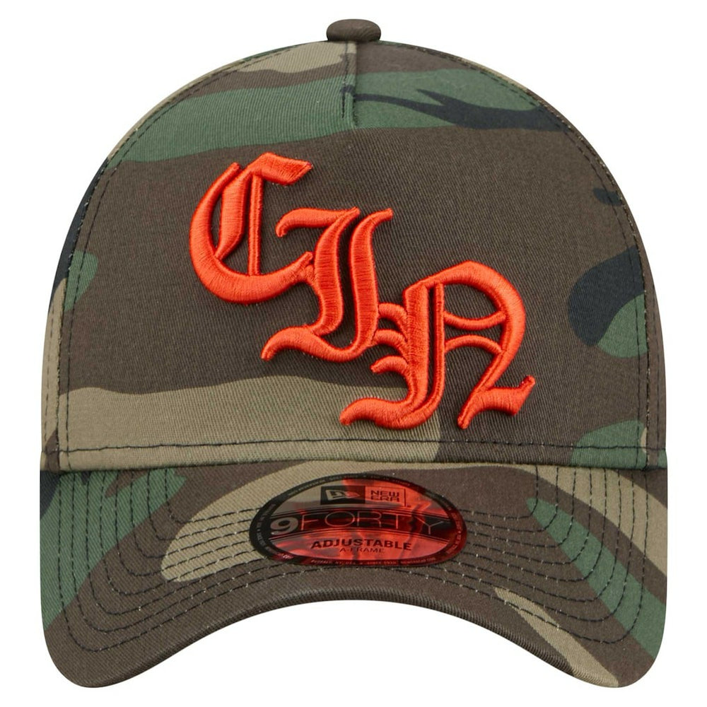 Mystic Camo A-Frame 9FORTY Adjustable Hat - Cincinnati Bengals