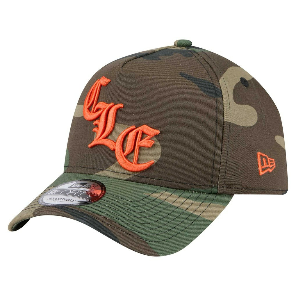 Mystic Camo A-Frame 9FORTY Adjustable Hat - Cleveland Browns
