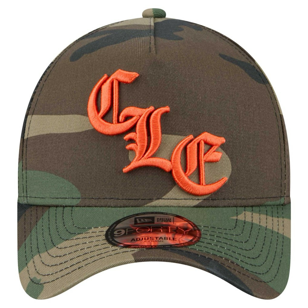 Mystic Camo A-Frame 9FORTY Adjustable Hat - Cleveland Browns