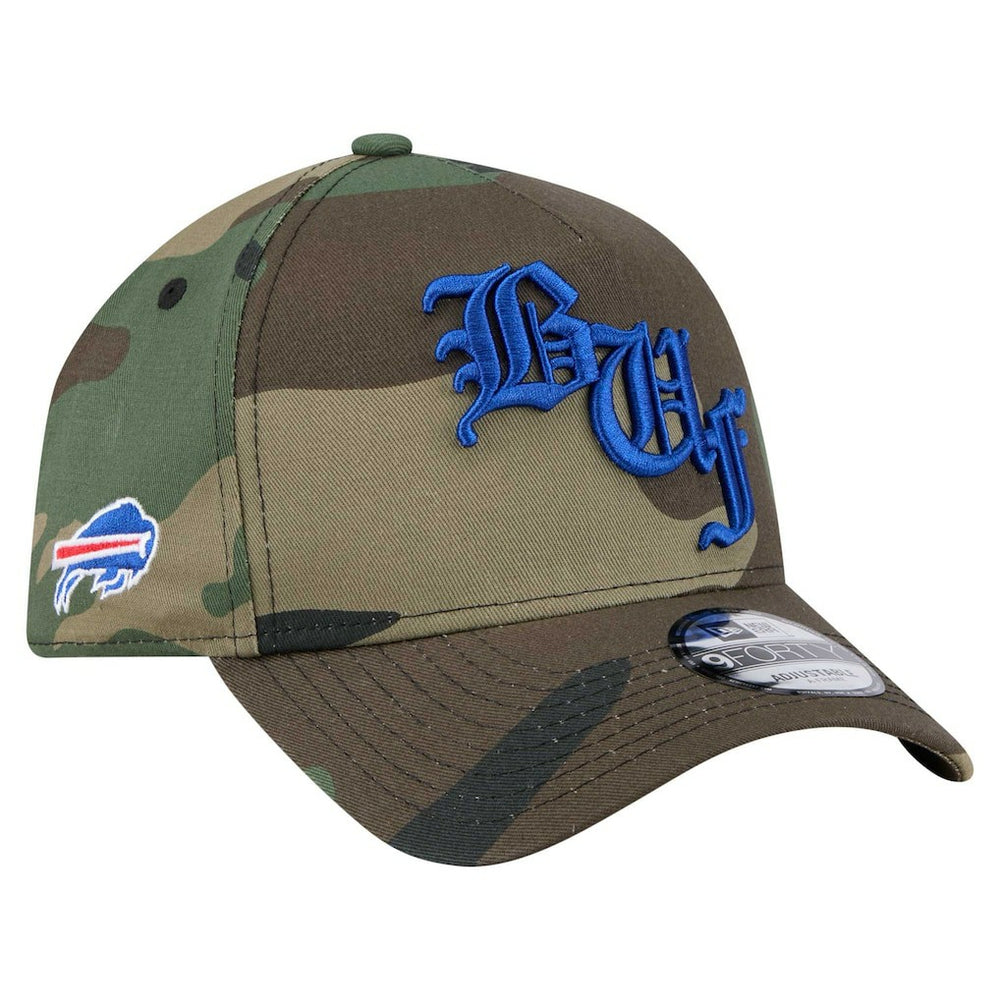 Mystic Camo A-Frame 9FORTY Adjustable Hat - Buffalo Bills