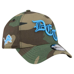 Mystic Camo A-Frame 9FORTY Adjustable Hat - Detroit Lions