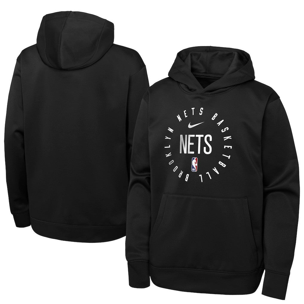 NBA Brooklyn Nets Youth Performance Practice Spotlight Pullover Hoodie