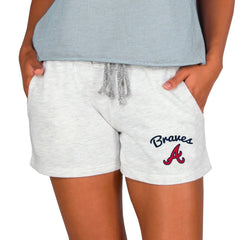 MLB Atlanta Braves Concepts Sport Women's Mainstream French Terry Tri-Blend Shorts