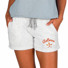 MLB Houston Astros Concepts Sport Women's Mainstream French Terry Tri-Blend Shorts