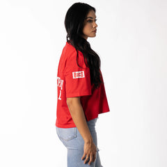 The Wild Collective Women's Alternate V-Neck Fashion Jersey T-Shirt - Tampa Bay Buccaneers