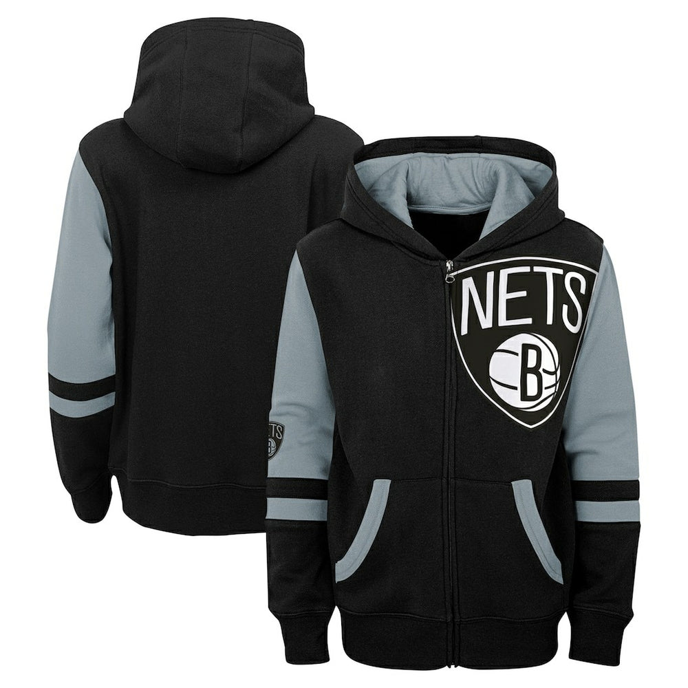 NBA Brooklyn Nets Preschool Straight To The League Full-Zip Hoodie