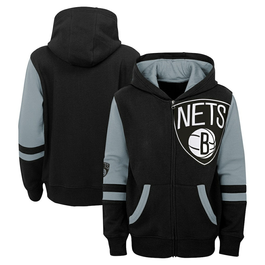 NBA Brooklyn Nets Preschool Straight To The League Full-Zip Hoodie