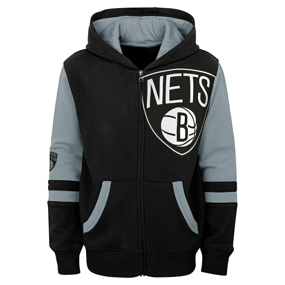 NBA Brooklyn Nets Preschool Straight To The League Full-Zip Hoodie