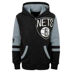 NBA Brooklyn Nets Preschool Straight To The League Full-Zip Hoodie