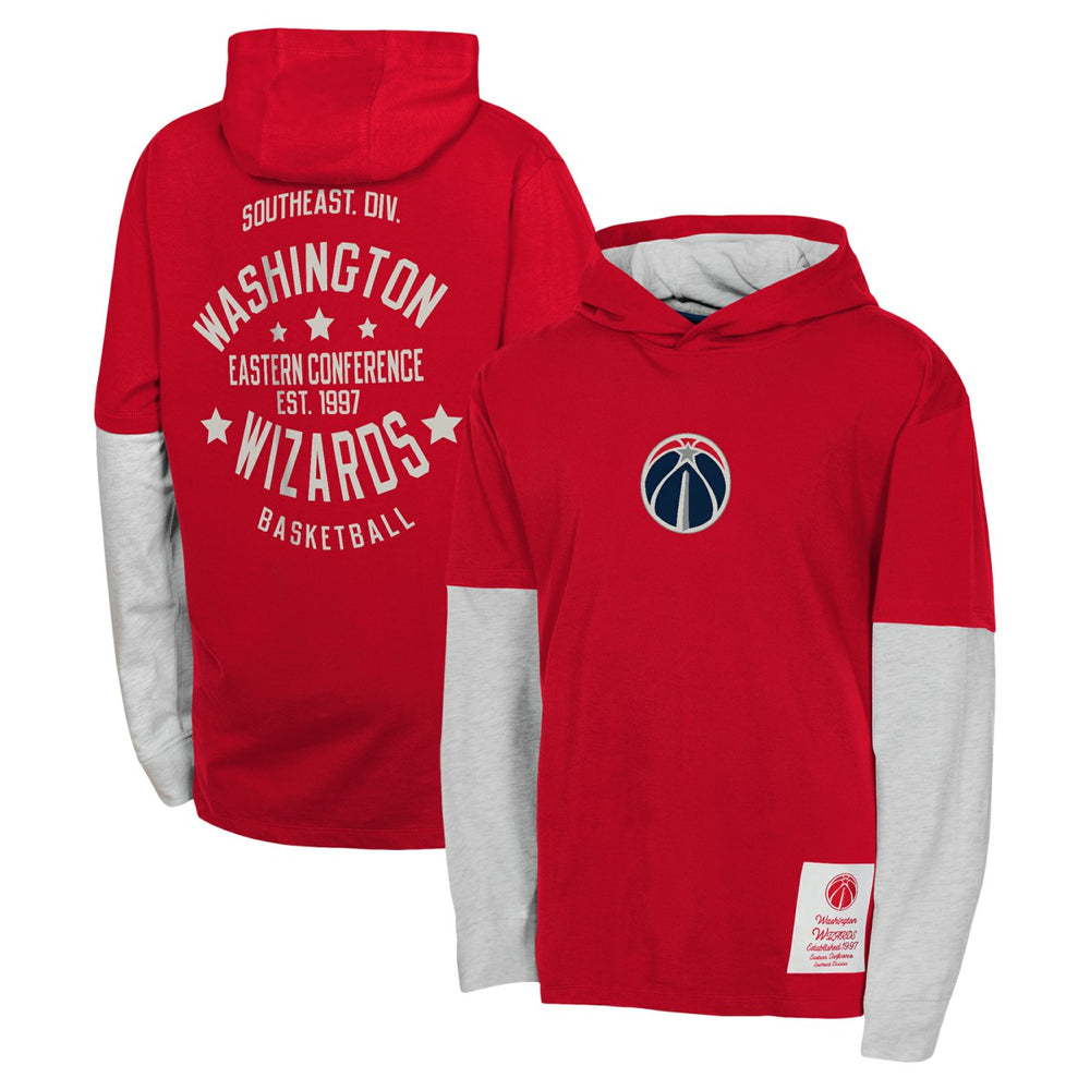 NBA Washington Wizards Youth Small Ball Long Sleeve Hoodie T-Shirt