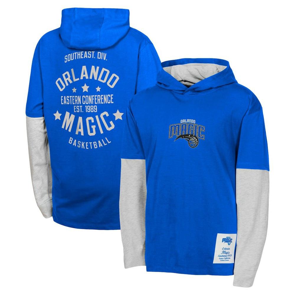 NBA Orlando Magic Youth Small Ball Long Sleeve Hoodie T-Shirt