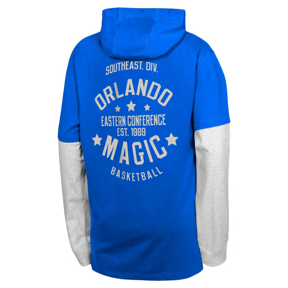 NBA Orlando Magic Youth Small Ball Long Sleeve Hoodie T-Shirt