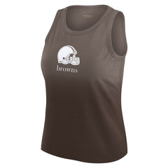 WEAR by Erin Andrews x Gracie Hunt Women's Ombre Tank Top - Cleveland Browns