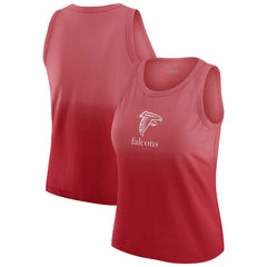 WEAR by Erin Andrews x Gracie Hunt Women's Ombre Tank Top - Atlanta Falcons
