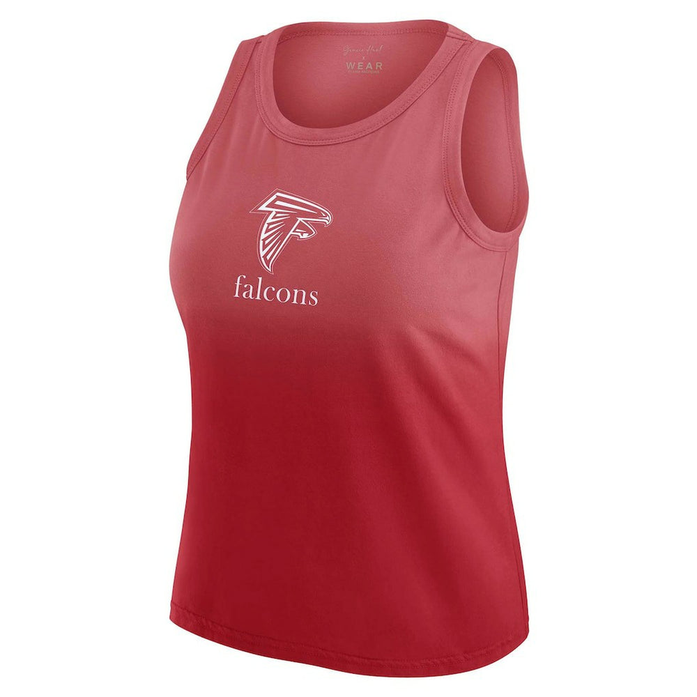 WEAR by Erin Andrews x Gracie Hunt Women's Ombre Tank Top - Atlanta Falcons