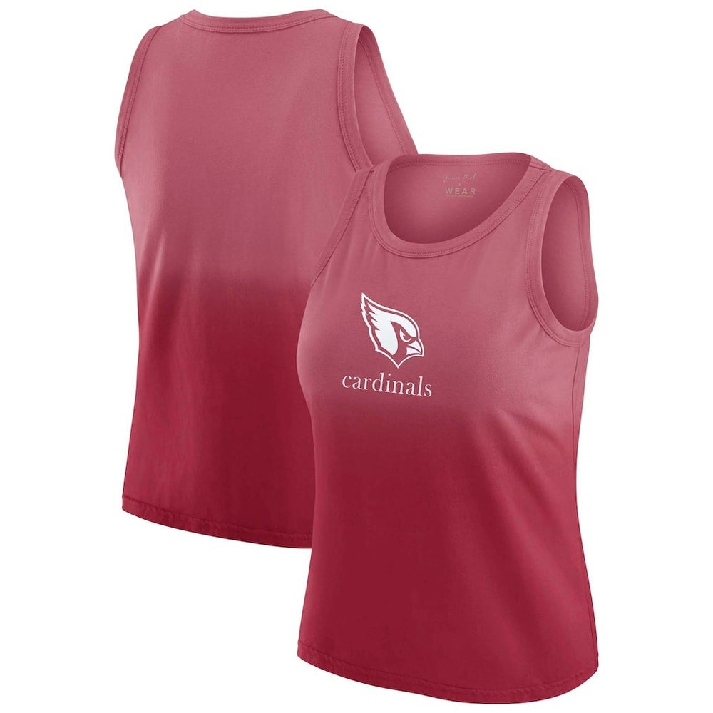 WEAR by Erin Andrews x Gracie Hunt Women's Ombre Tank Top - Arizona Cardinals