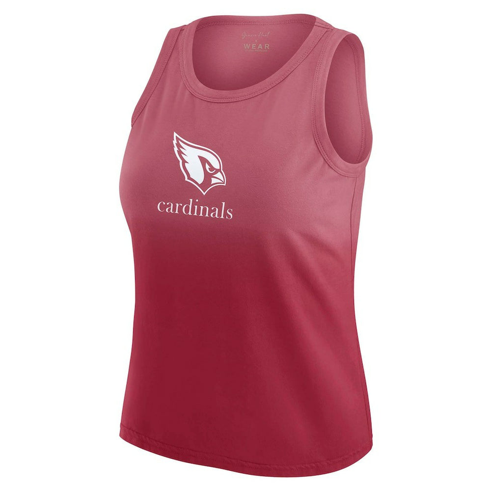 WEAR by Erin Andrews x Gracie Hunt Women's Ombre Tank Top - Arizona Cardinals