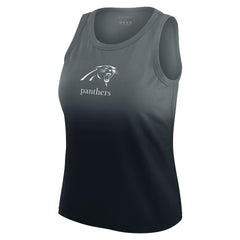 WEAR by Erin Andrews x Gracie Hunt Women's Ombre Tank Top - Carolina Panthers