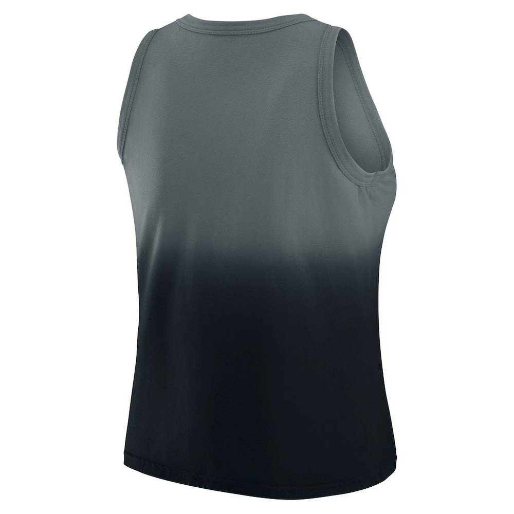 WEAR by Erin Andrews x Gracie Hunt Women's Ombre Tank Top - Carolina Panthers
