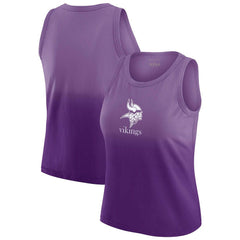 WEAR by Erin Andrews x Gracie Hunt Women's Ombre Tank Top - Minnesota Vikings