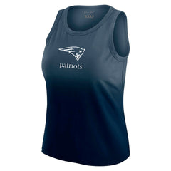 WEAR by Erin Andrews x Gracie Hunt Women's Ombre Tank Top - New England Patriots