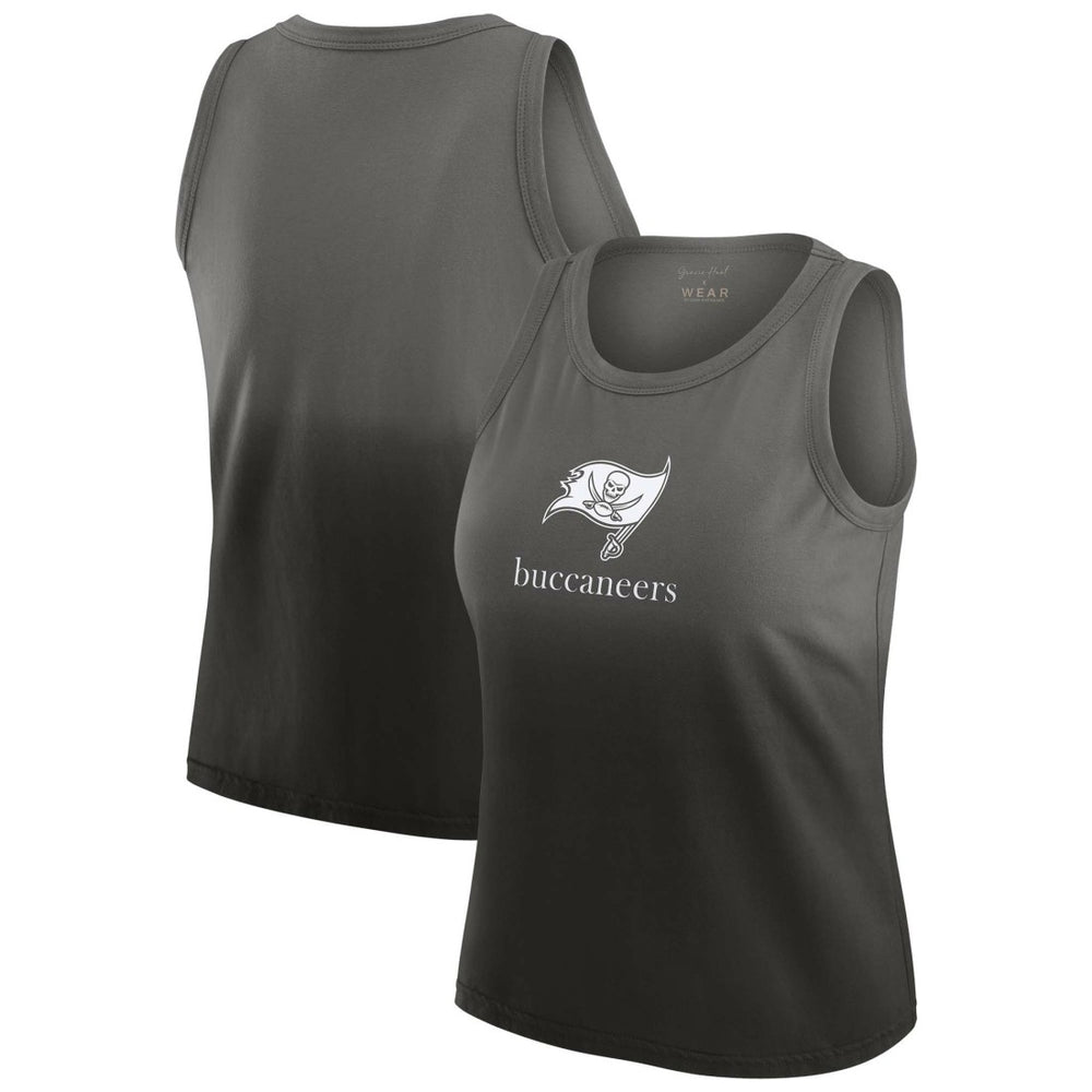 WEAR by Erin Andrews x Gracie Hunt Women's Ombre Tank Top - Tampa Bay Buccaneers