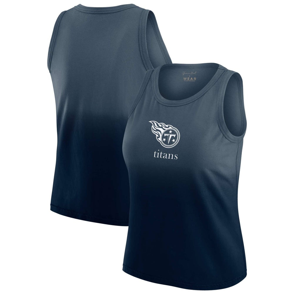 WEAR by Erin Andrews x Gracie Hunt Women's Ombre Tank Top - Tennessee Titans