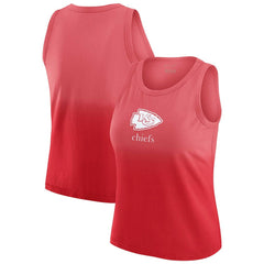 WEAR by Erin Andrews x Gracie Hunt Women's Ombre Tank Top - Kansas City Chiefs