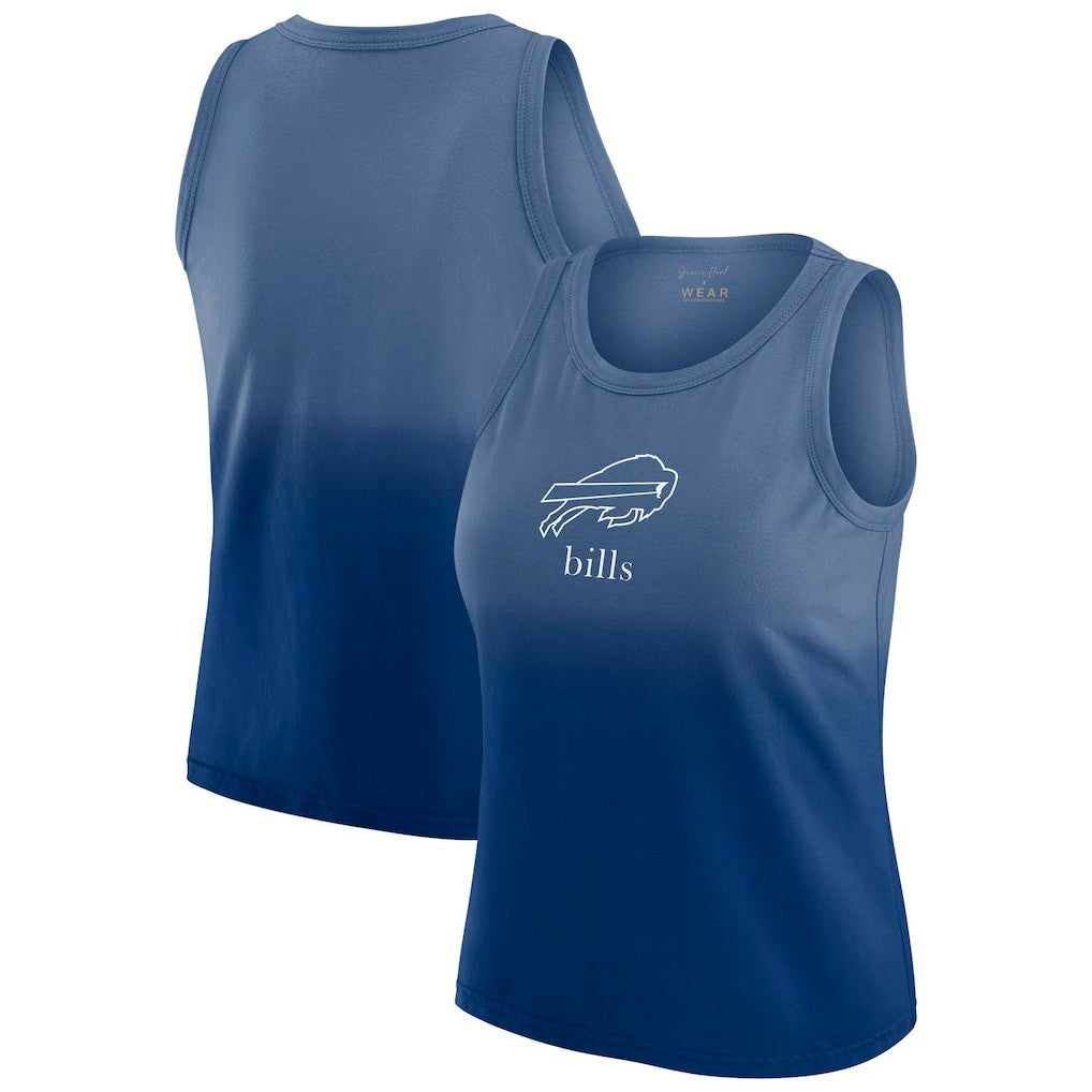 WEAR by Erin Andrews x Gracie Hunt Women's Ombre Tank Top - Buffalo Bills
