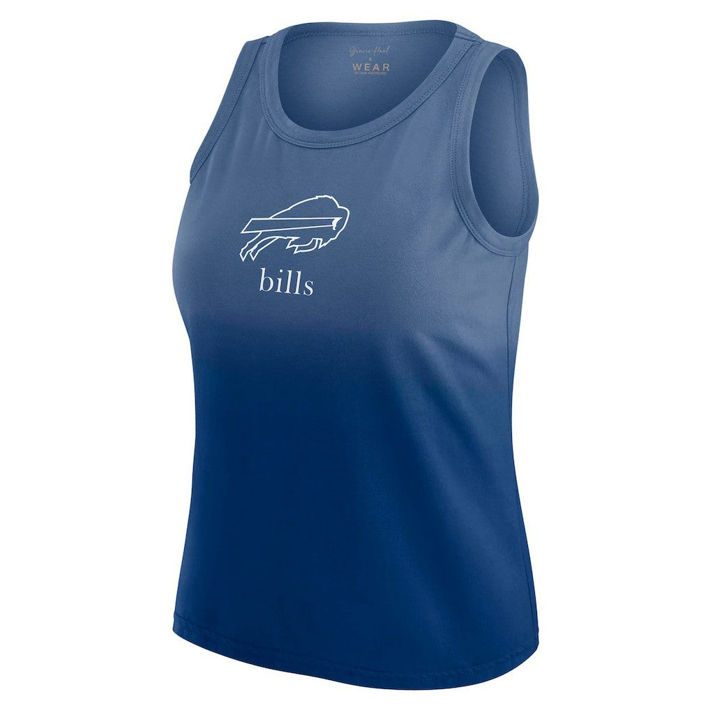 WEAR by Erin Andrews x Gracie Hunt Women's Ombre Tank Top - Buffalo Bills