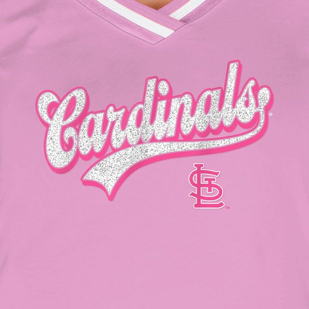 MLB St. Louis Cardinals New Era Women's Gameday V-Neck T-Shirt