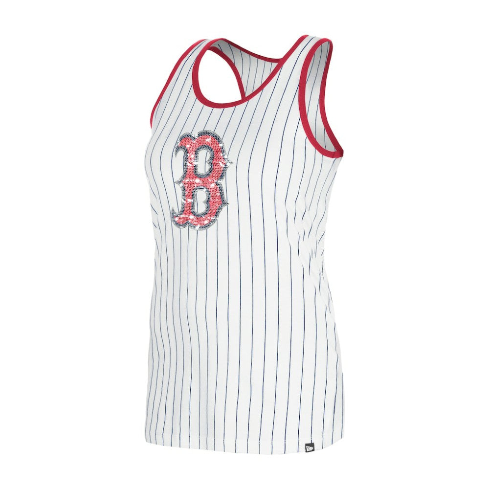 MLB Boston Red Sox New Era Women's Gameday Pinstripe Tank Top