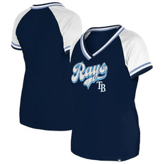 MLB Tampa Bay Rays New Era Women's Gameday Raglan V-Neck T-Shirt