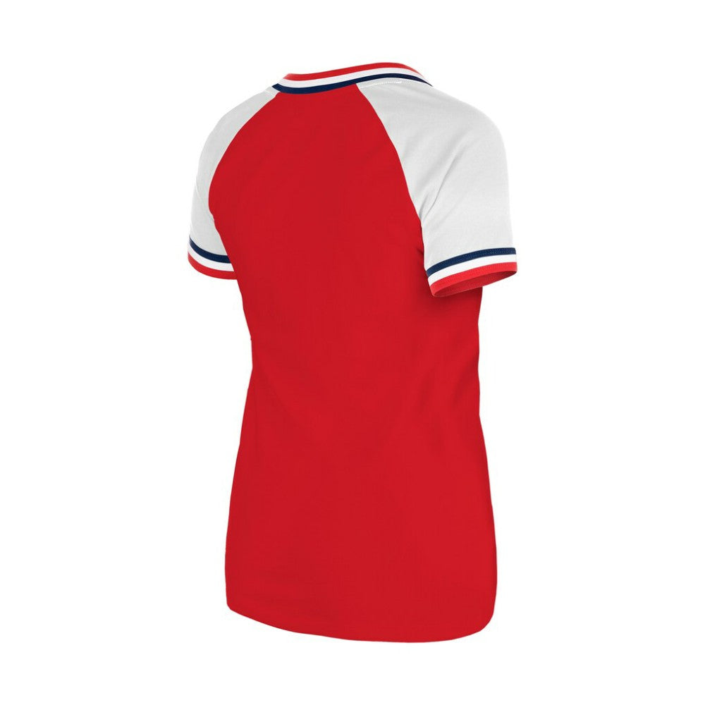 MLB St. Louis Cardinals New Era Women's Gameday Raglan V-Neck T-Shirt