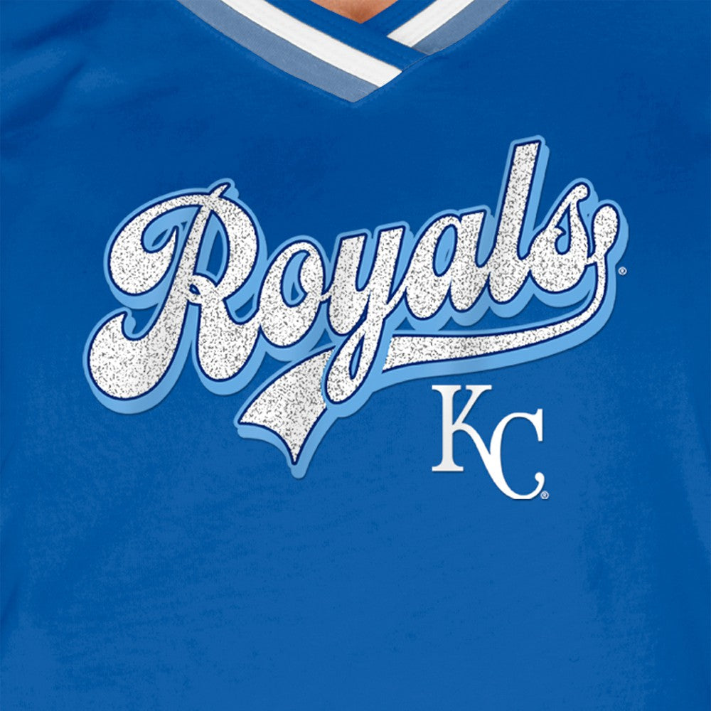 MLB Kansas City Royals New Era Women's Gameday Raglan V-Neck T-Shirt
