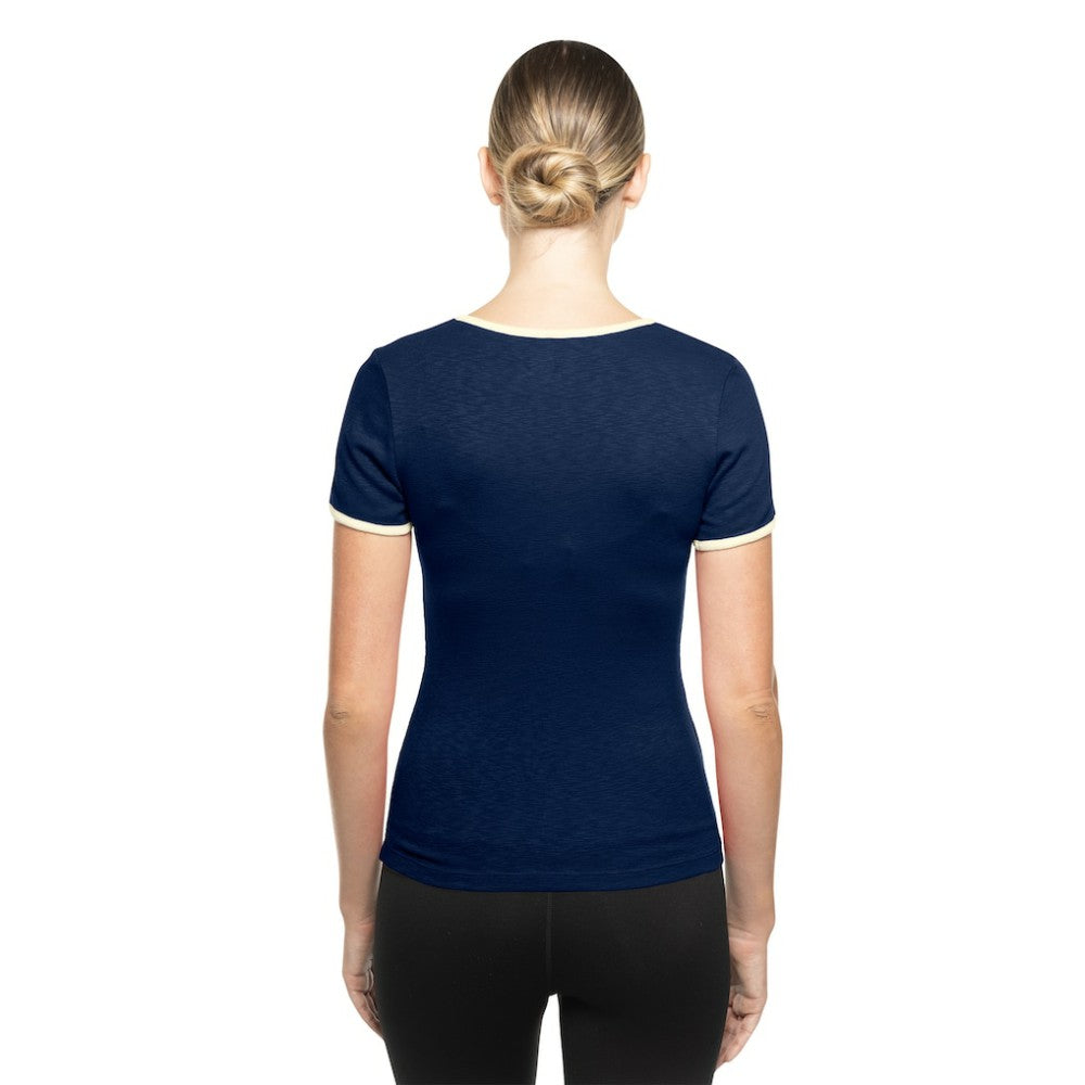 MLB Atlanta Braves New Era Women's Throwback Lace Up T-Shirt