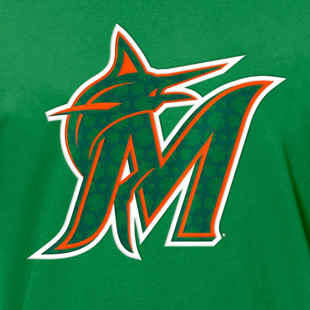 MLB Miami Marlins New Era St. Patrick's Day Shamrock Fill T-Shirt