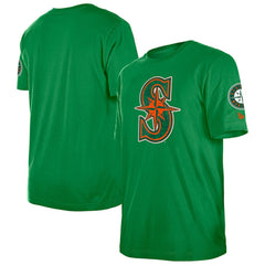 MLB Seattle Mariners New Era St. Patrick's Day Shamrock Fill T-Shirt