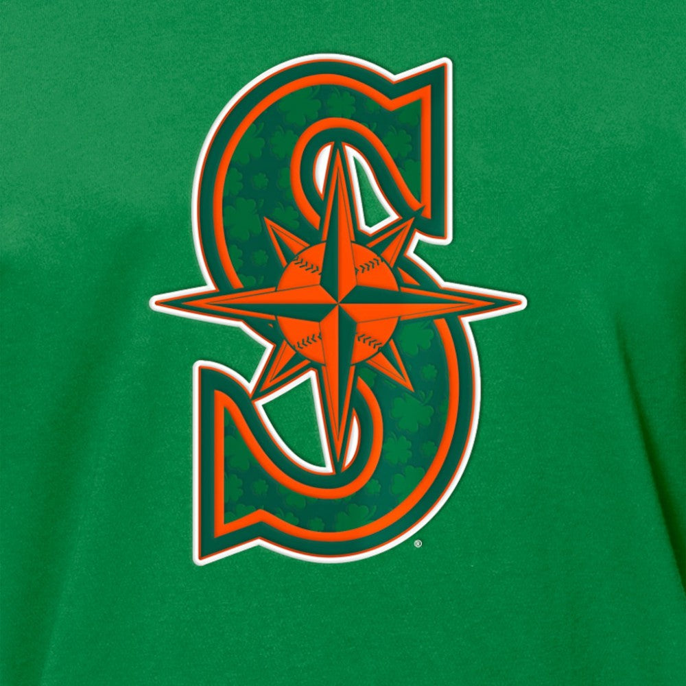 MLB Seattle Mariners New Era St. Patrick's Day Shamrock Fill T-Shirt