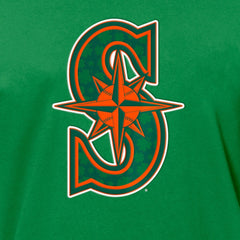 MLB Seattle Mariners New Era St. Patrick's Day Shamrock Fill T-Shirt